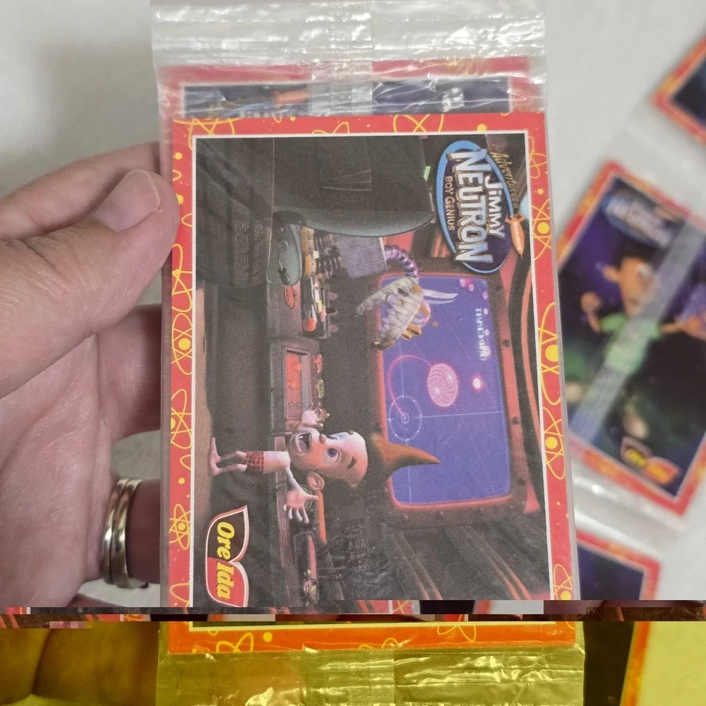2002 Jimmy Neutron Ore-Ida Promo Cards Sealed 18 Pack Strip Lot 36 Cards NOS